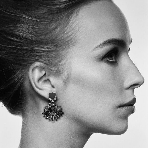 "Mary" NEW Multicolor Boho Glam Chandelier Dangle Statement Fashion Earrings - Picture 3 of 3